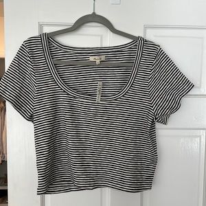 NWT Madewell cropped tee, size XL